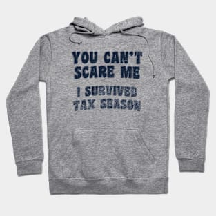 You Can't Scare Me I Survived Tax Season - Accountant, Bookkeeper Hoodie